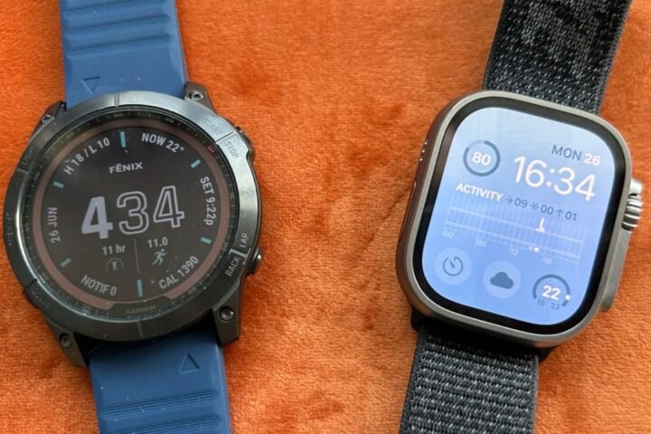 Garmin Fenix 7 and Apple Watch Ultra