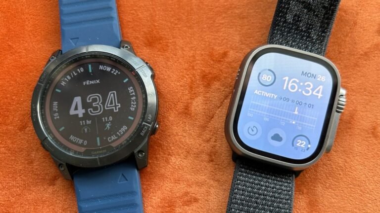 Garmin Fenix 7 and Apple Watch Ultra