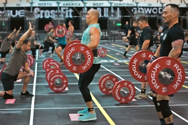 Ben Bergeron competing in the CrossFit North America West Semifinal