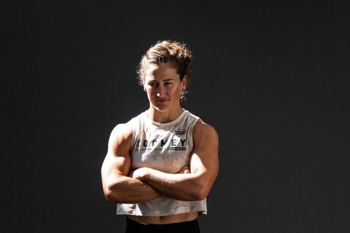 Tia-Clair Toomey poses for her 2022 CrossFit Games headshot