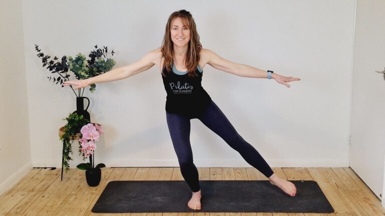 Liz Patient performing a Pilates exercise